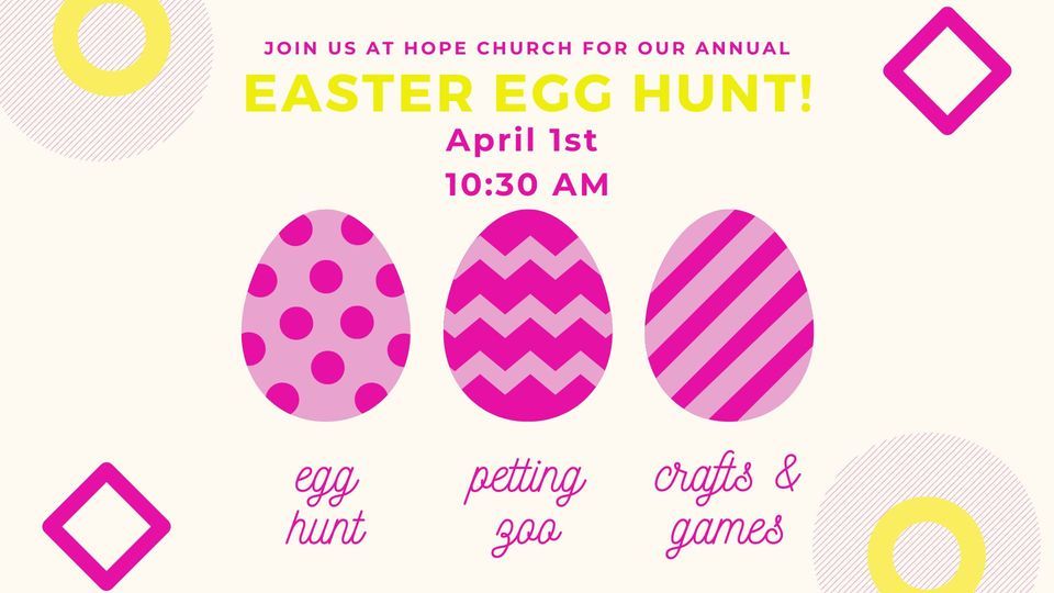 2023 Easter Egg Hunt Hope Church of Randolph April 1, 2023