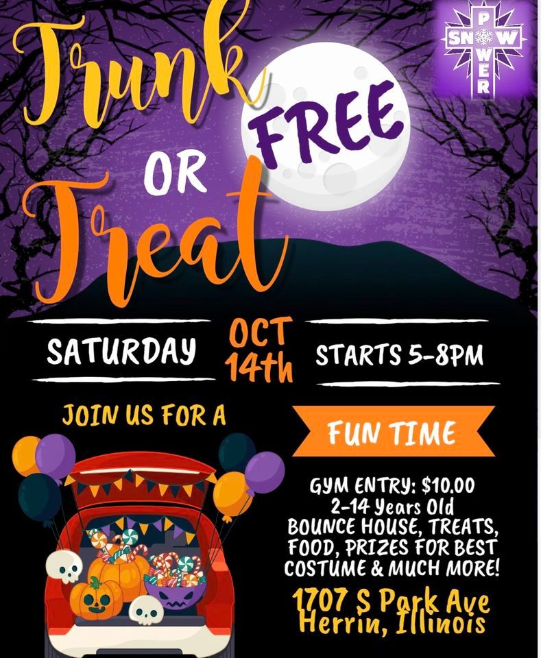 Snow Power Trunk Or Treat | Snow Power Gym, Herrin, IL | October 14, 2023