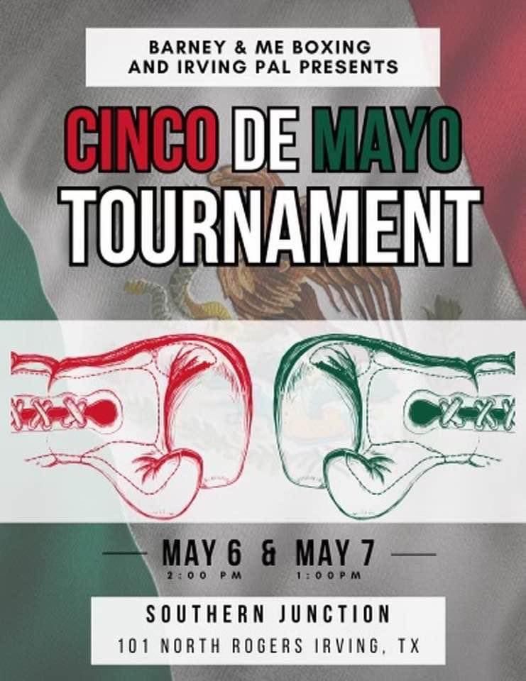 Cinco de Mayo Tournament, presented by Barney & Me Gym and Irving PAL