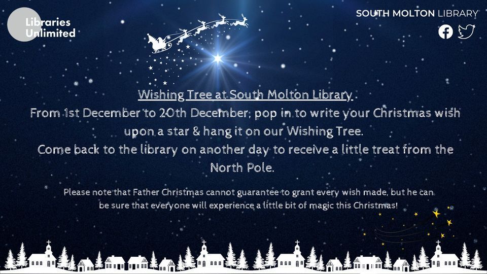 Wishing Tree at South Molton Library South Molton Library December 1, 2023