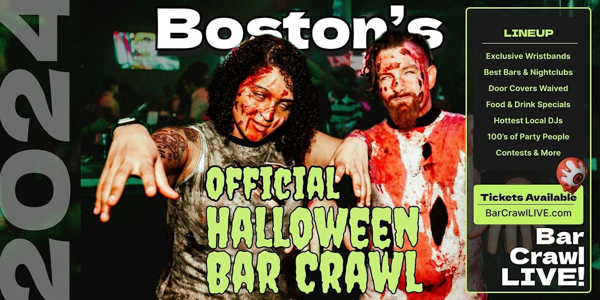 2024 Official Halloween Bar Crawl Boston Bar Crawl LIVE! 3 Dates