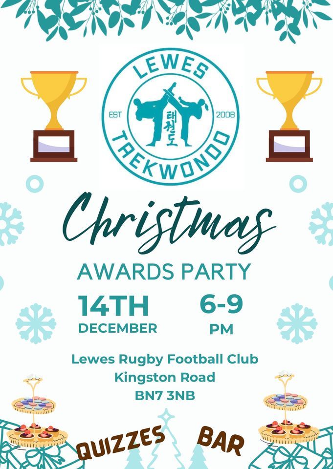 Christmas Awards Party Lewes Rugby Club December 14, 2023