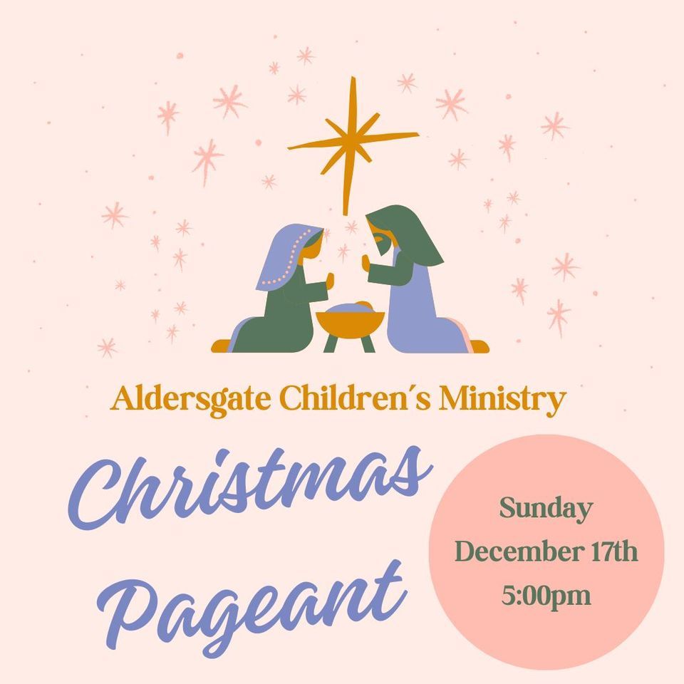 Aldersgate Childrens Ministry Christmas Pageant Aldersgate UMC