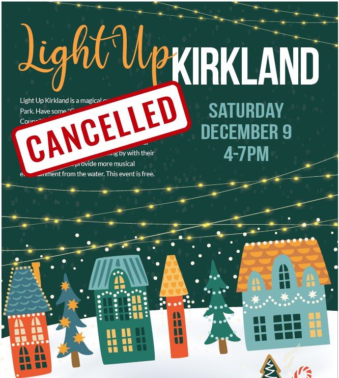 Light Up Kirkland | Kirkland Marina Park | December 9, 2023