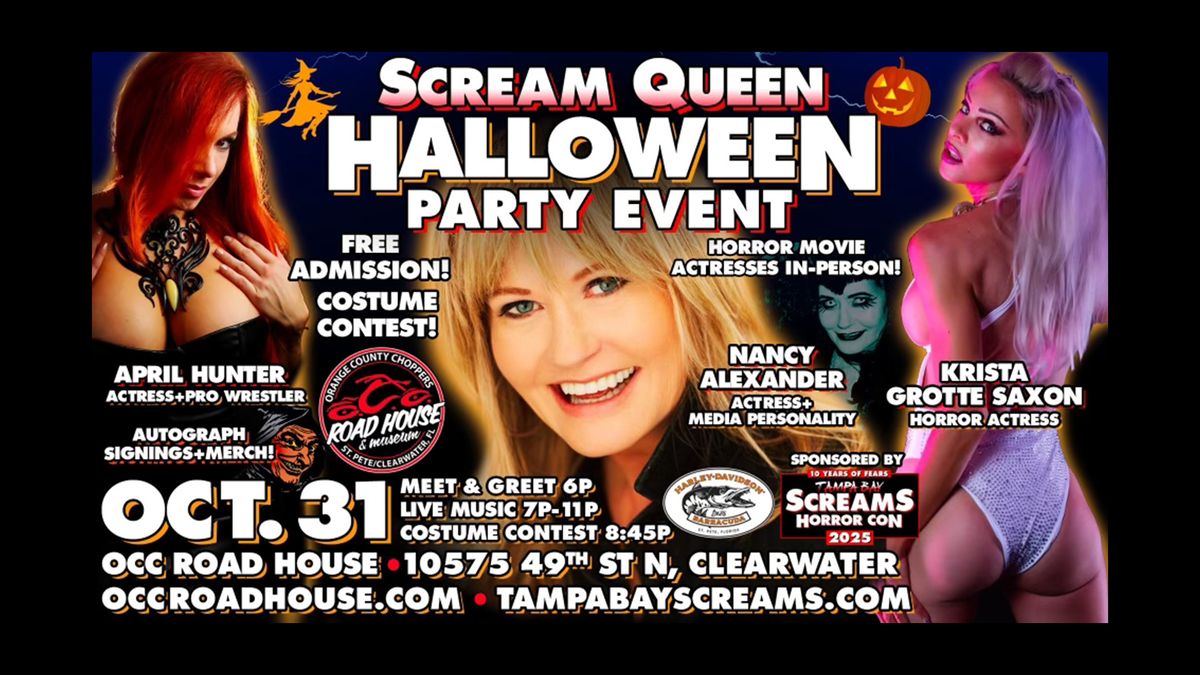 Tampa Bay Screams Halloween Party Event and Bike Night