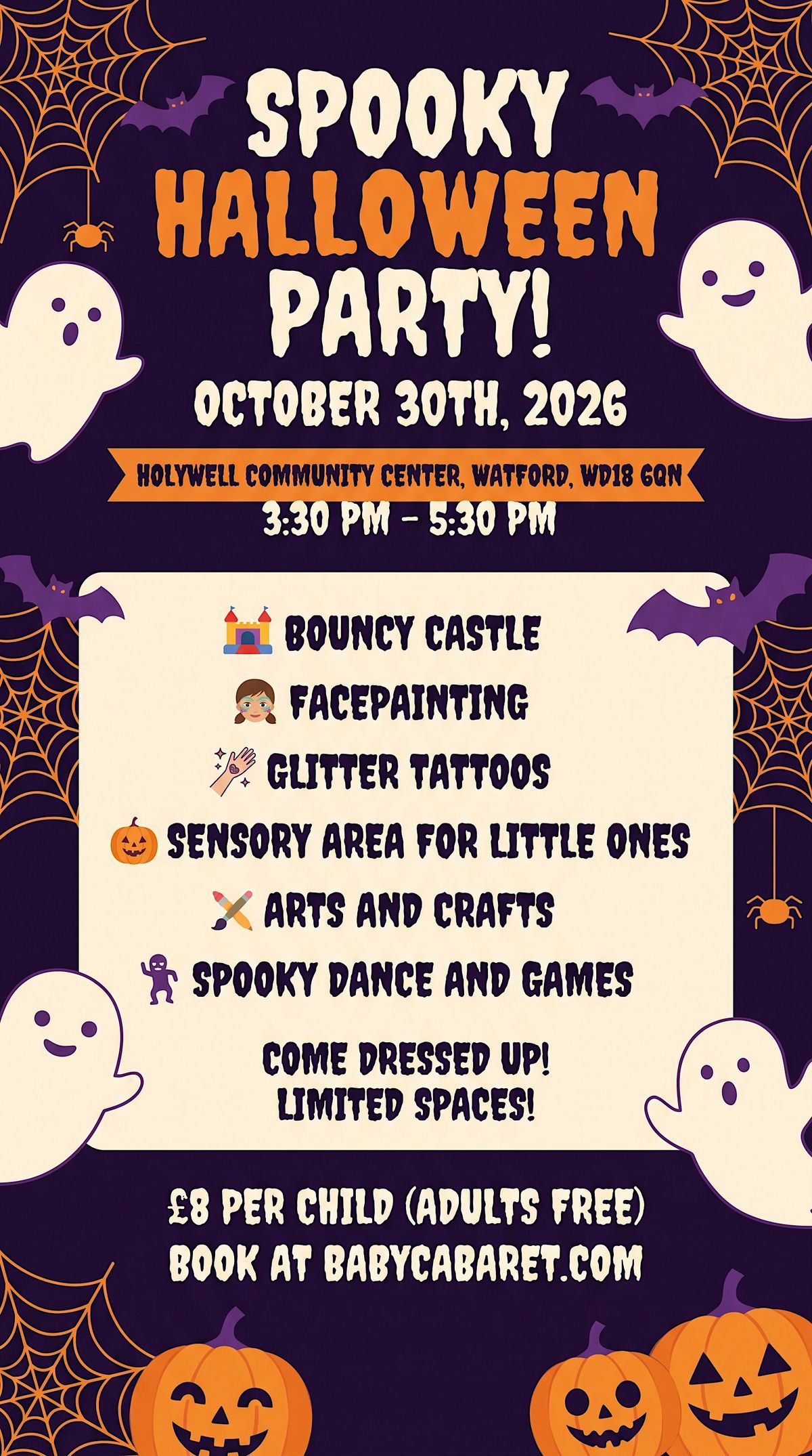 Family Spooktacular Halloween Party in Watford, Fri Oct 30 | Hunt Halloween