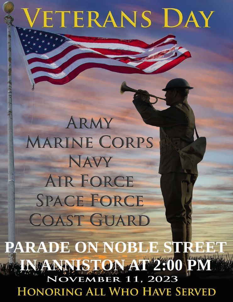 2023 Calhoun County Veterans Day Parade! Historic Noble Street