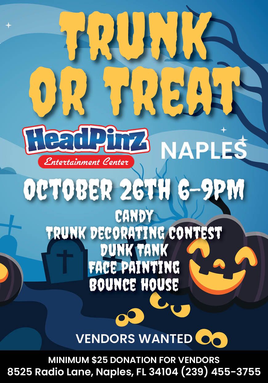 Trunk or Treat at HeadPinz Naples