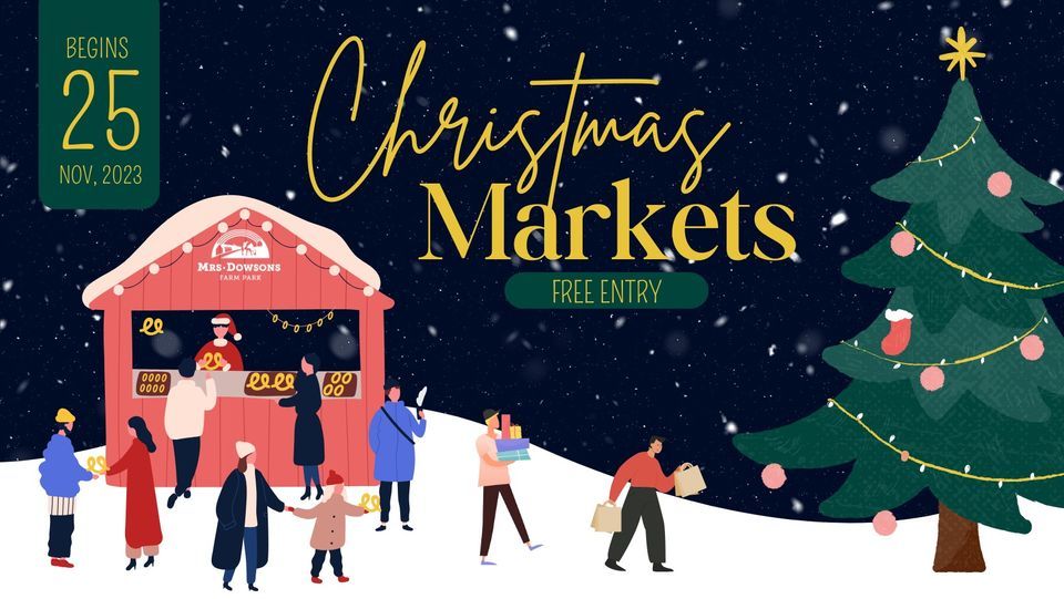 Christmas Markets Mrs Dowsons Farm Park, Darwen, EN December 10, 2023