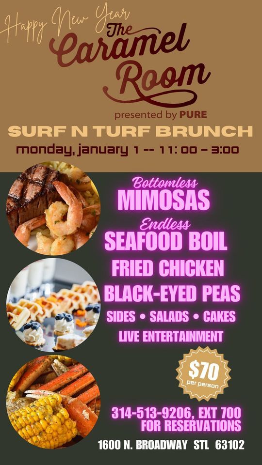 New Years Day Brunch at the Caramel Room The Caramel Room, St. Louis