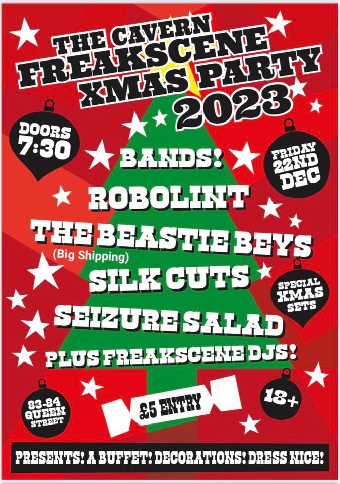 The Freakscene Christmas Party! Exeter Cavern December 22, 2025