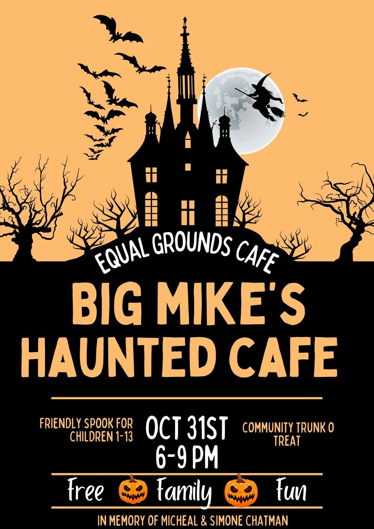 Haunted Cafe \ud83c\udf83Trunk-or-Treating