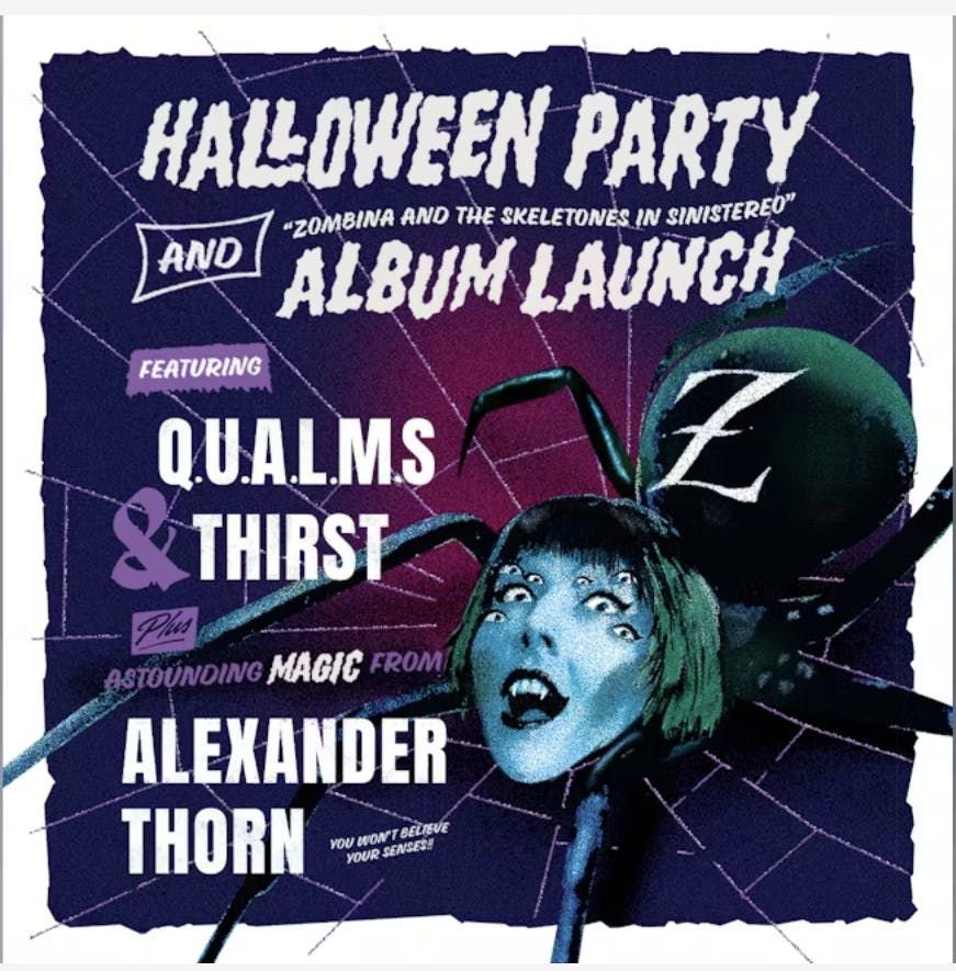 Zombina and the Skeletones Album Launch X Halloween Party