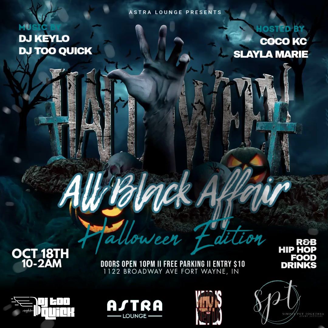 All Black Affair- Halloween Edition