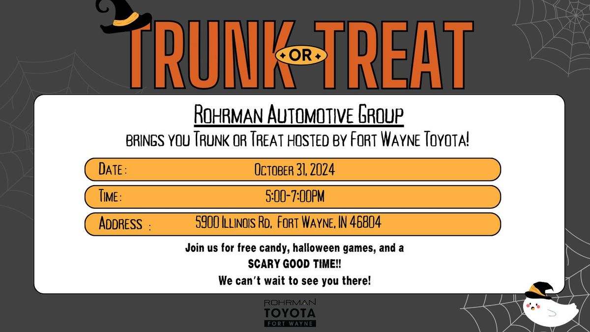 Trunk or Treat at Fort Wayne Toyota