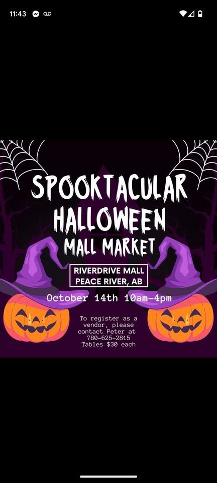 Spooktacular Halloween Market  Peace River Mall  October 14, 2023