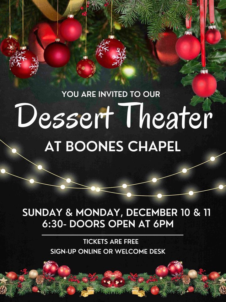Dessert Theater 2301 County Road 66 Prattville, AL, United States