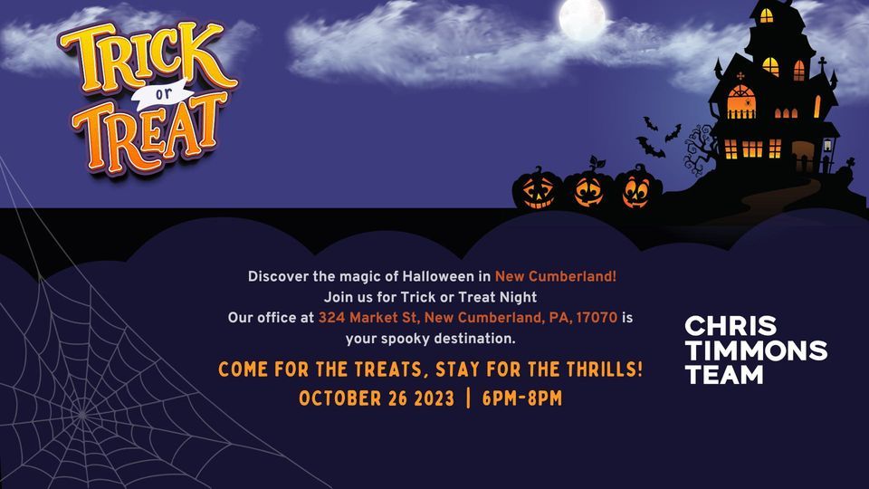 New Cumberland Trick or Treat New Cumberland October 26, 2023