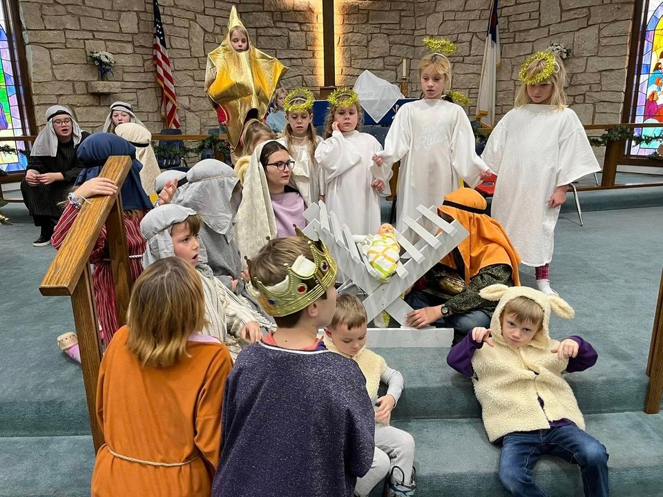 Childrens Christmas Service Christ the King Lutheran Church, Falun