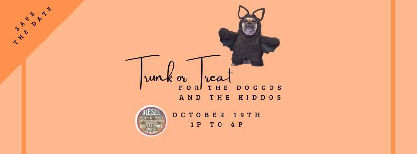 Reeses Barkery Trunk or Treat: for the doggos and the kiddos!