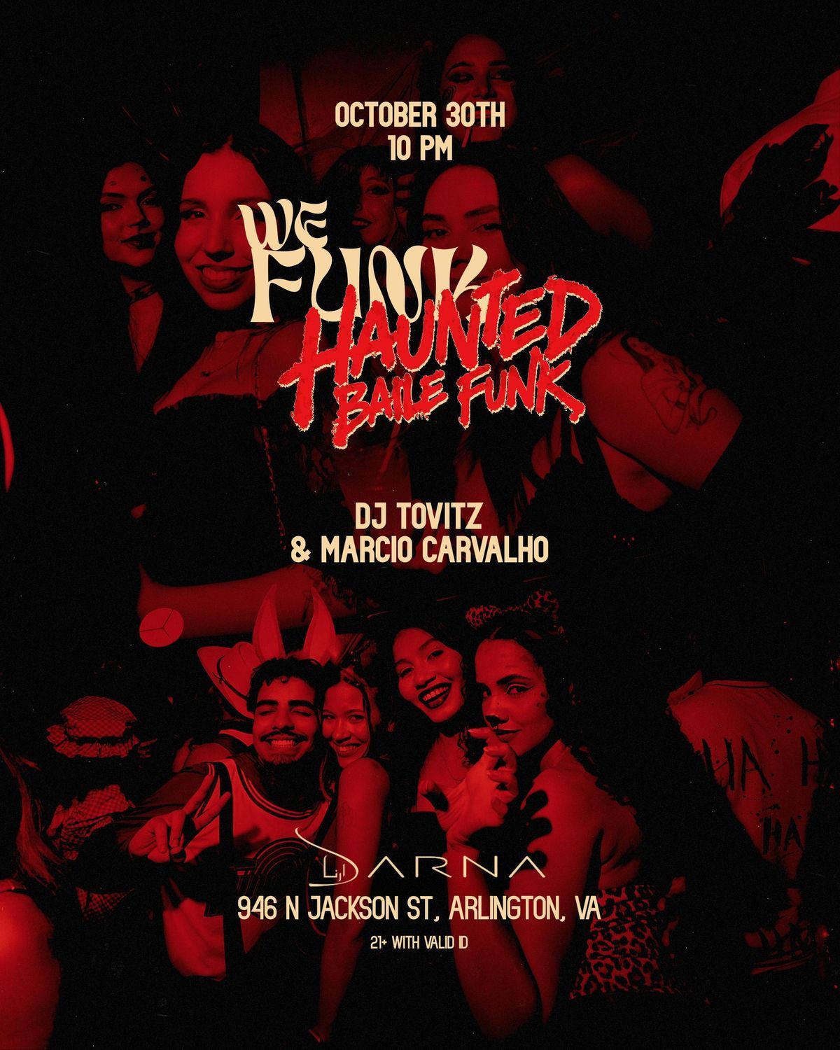 WeFunk DC Halloween: Halloween Costume Party in Arlington, Fri Oct 30 ...