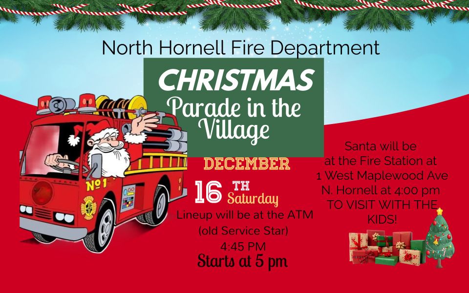 North Hornell Fire Department Christmas Parade in the Village | North ...