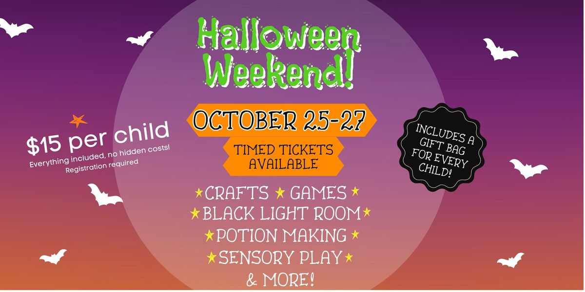 3rd Annual Kid's Halloween Weekend! 