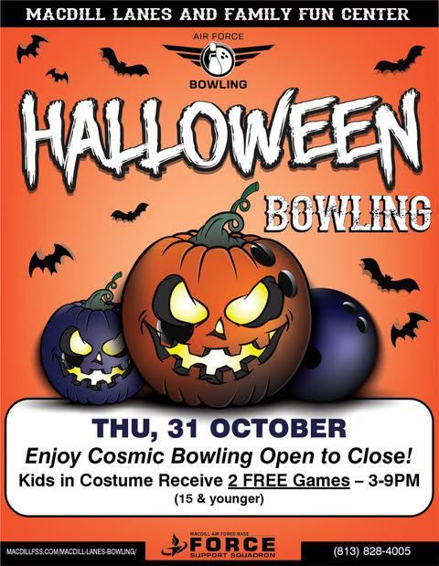 Halloween Bowling on MacDill AFB