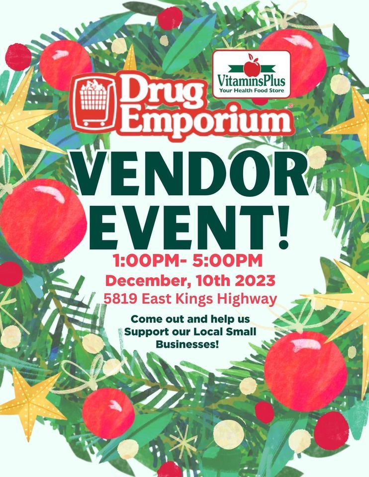 Drug Emporium Shreveport Vendor Fair! Drug Emporium Vitamins Plus