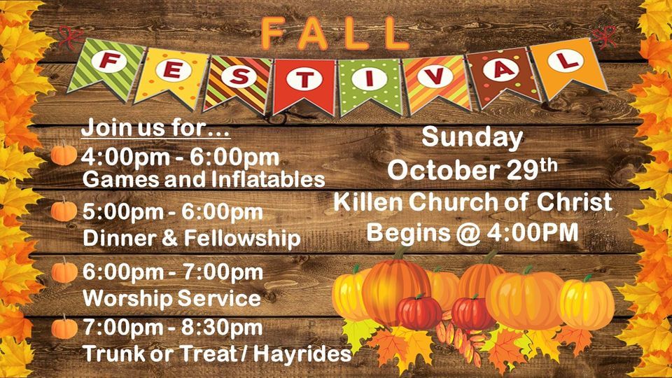 Fall Festival 2023 | Killen Church of Christ | October 29, 2023