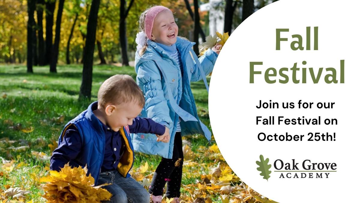 Fall Festival on October 25th!