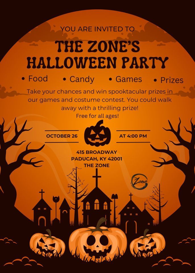 The Zone Halloween Party The Zone Dropin Center, Paducah, KY