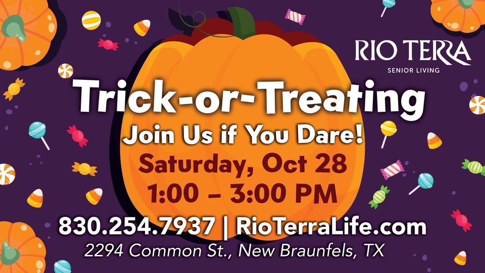Halloween TrickorTreating Rio Terra Senior Living, New Braunfels