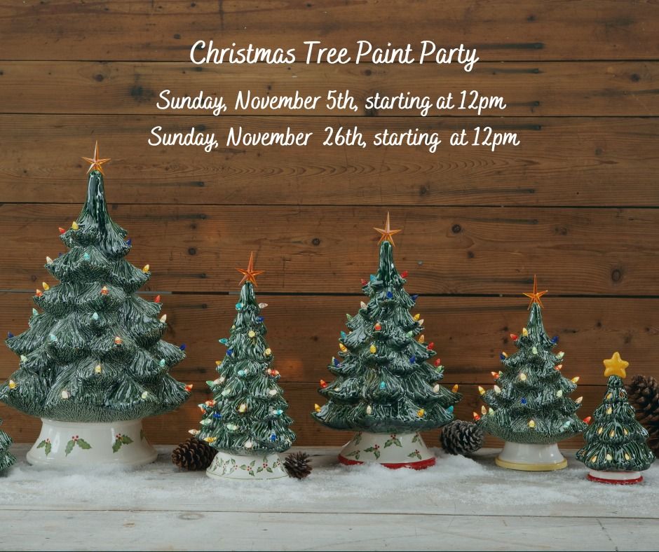 Christmas Tree Paint Party