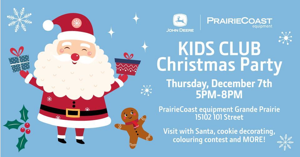 Kids Club Christmas Party | PrairieCoast Equipment Inc., Grande Prairie