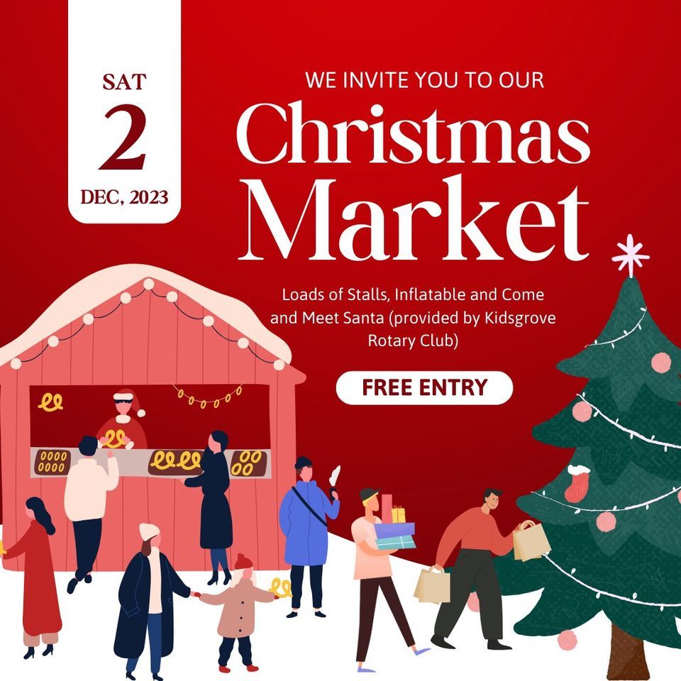 Christmas Market Kidsgrove Sports Centre December 2, 2023