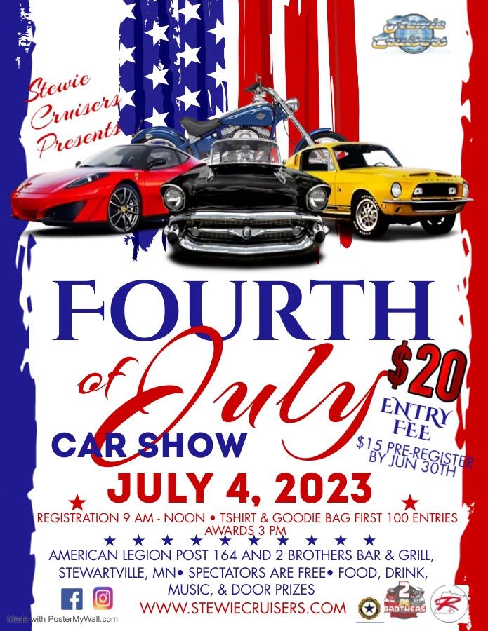 4th of July Car Show Stewartville, MN July 4, 2023