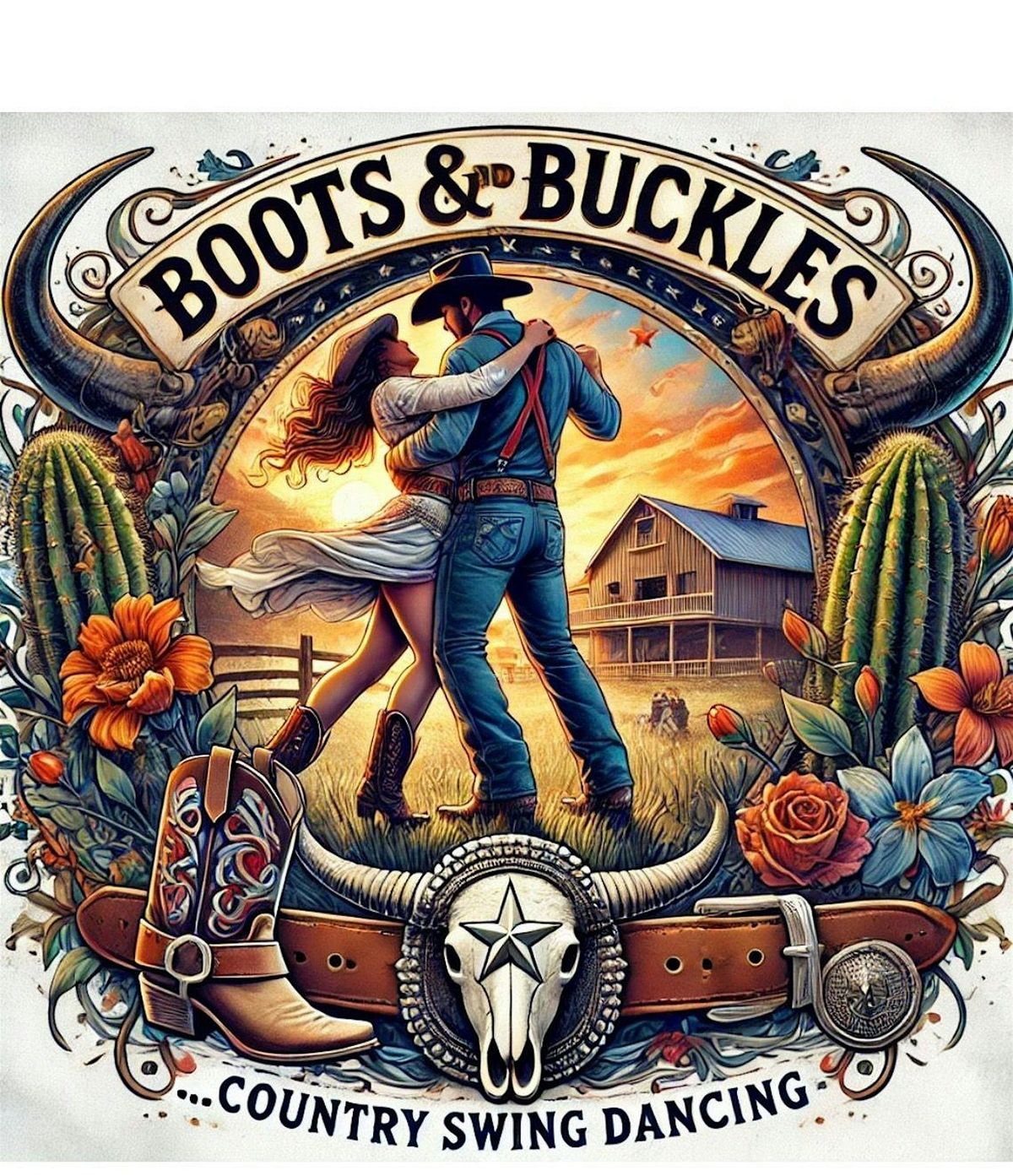 Boots and Buckles Halloween Swing Dance Night with Cliff Huey 27 Outlaws