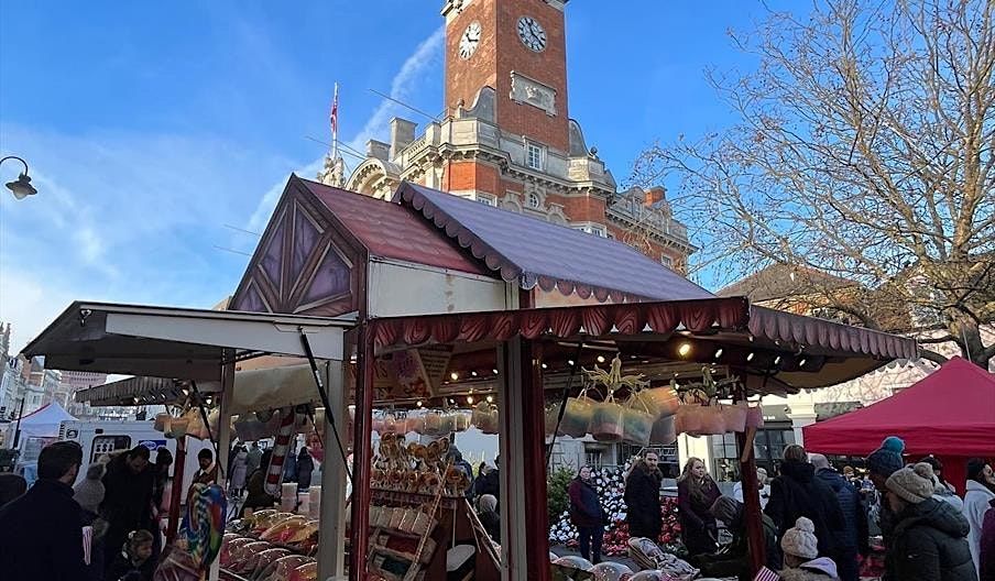 Colchester Christmas Market Walk Outside Firstsite, Colchester, EN