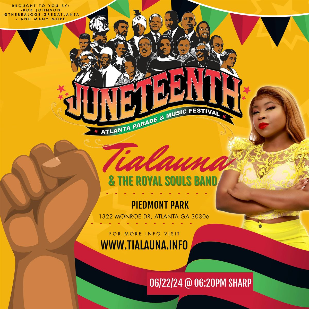 Tialauna & The Royal Souls Band LIVE @ Juneteenth Festival Atlanta