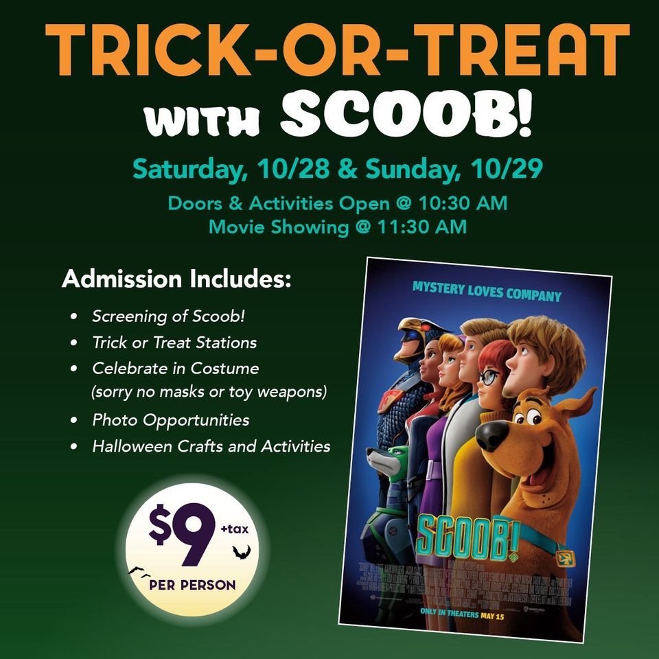 Trick or Treat with Scoob Marcus TheatersCedar Rapids Cinema