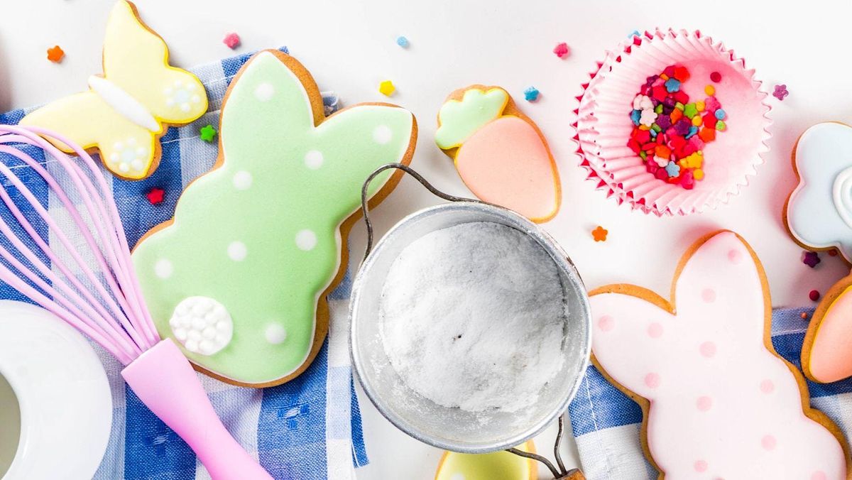 Easter Bunny Cookie Decorating