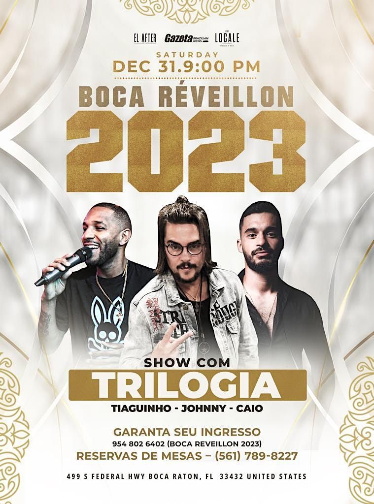 BOCA RATON REVEILLON 2024, The Locale, Boca Raton, 31 December to 1 January