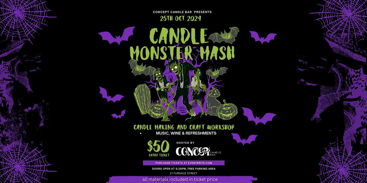 Concept Candle Bar - Candle Workshop ( Monster Bash Edition)