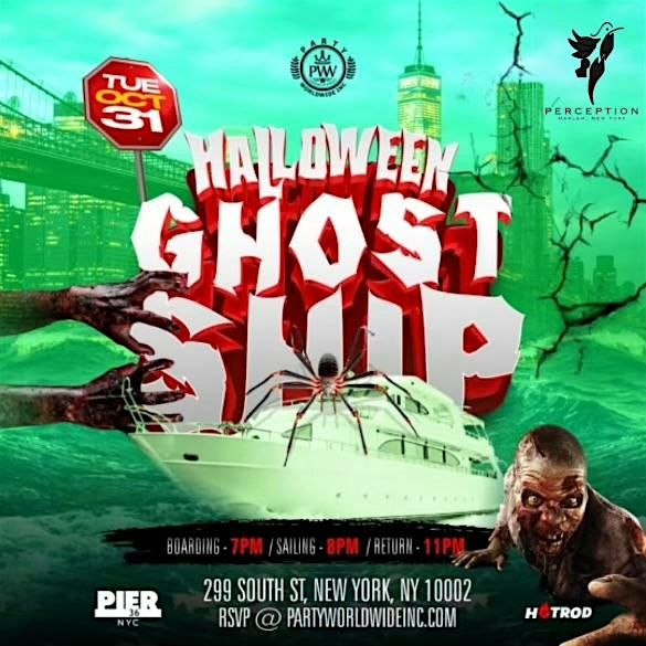 Halloween Yacht Party 299 South Street, New York, NY, USA October