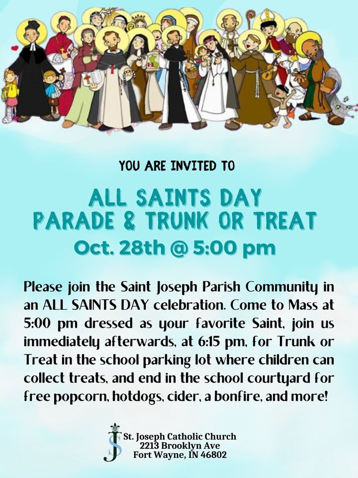 All Saints Day Trunk or Treat St. Joseph Catholic Church FW, Fort
