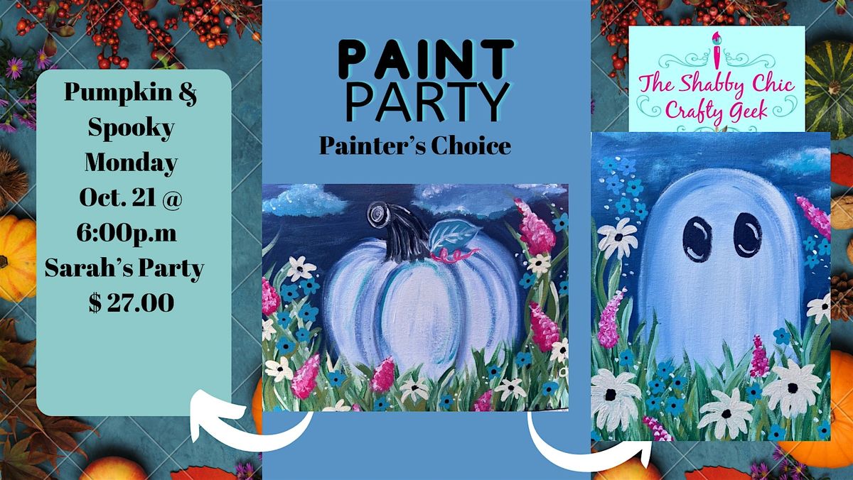 Pumpkin & Spooky Paint Party