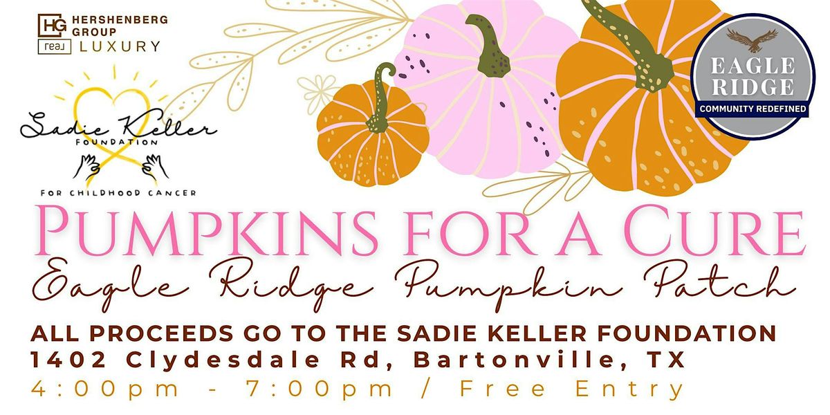 Pumpkins for a Cure: Eagle Ridge Pumpkin Patch