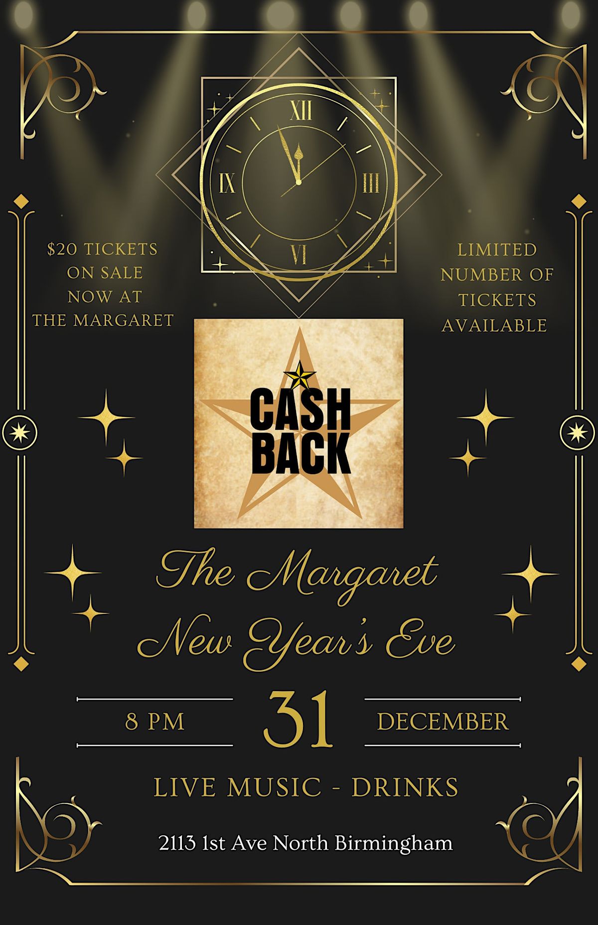 The Margarets New Years Eve Party with CashBack The Margaret