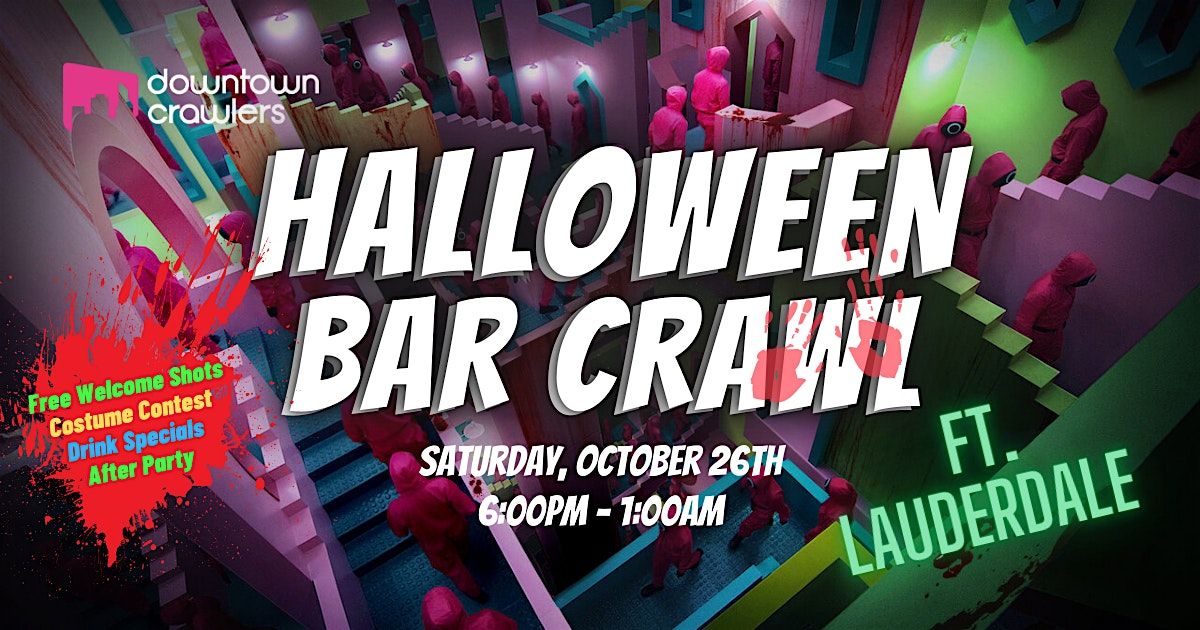 Halloween Bar Crawl 10\/26 - Fort Lauderdale 2nd Street